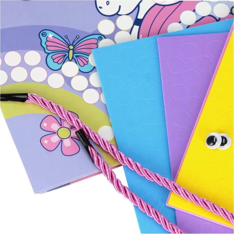 Zestaw kreatywny Książeczka z mozaikami Unicorn - tantis.pl