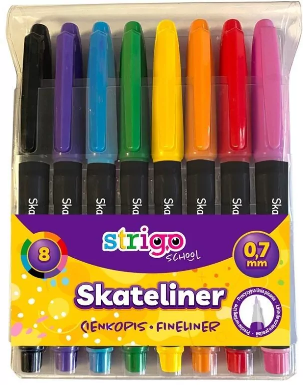 Cienkopisy Skateliner 0,7mm STRIGO - tantis.pl
