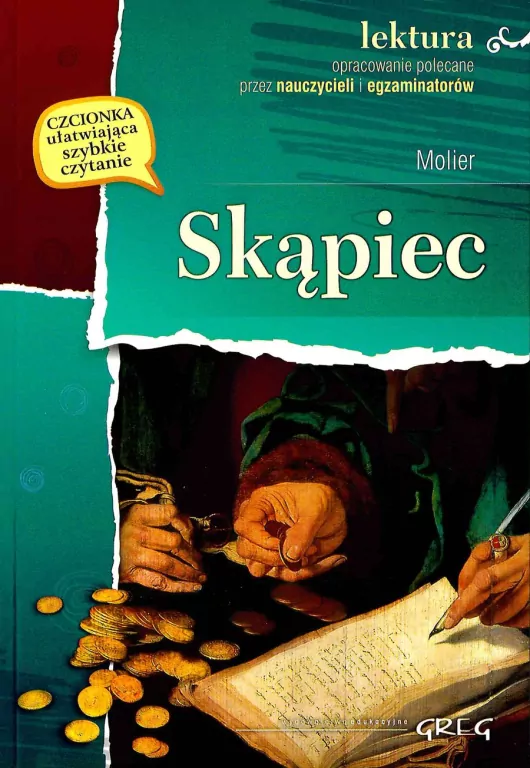 Skąpiec. Lektura z opracowaniem - tantis.pl