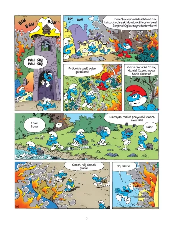 Smerf dzikus. Smerfy. Tom 19 - tantis.pl
