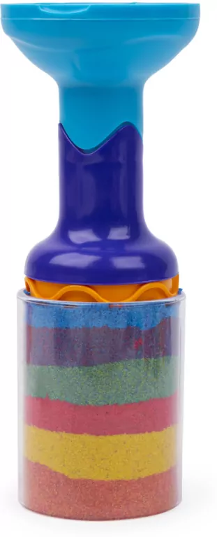Kinetic Sand. Piasek kinetyczny. Zestaw tęczowych narzędzi - tantis.pl