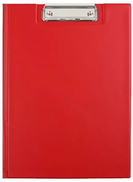 Clipboard A4 Teczka PCV, czerwona - tantis.pl