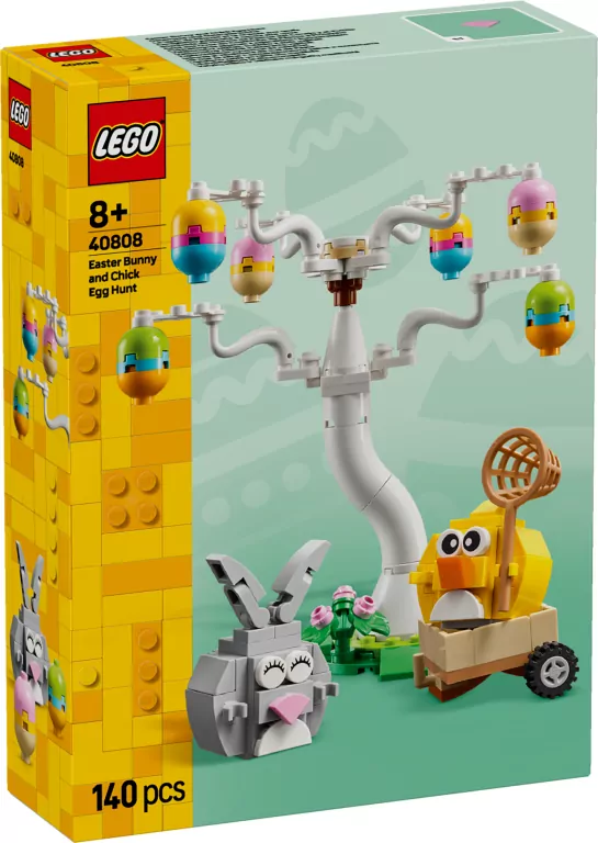 LEGO® Poszukiwanie pisanek z zajączkiem i kurczaczkiem 40808 - tantis.pl