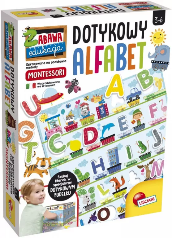 Montessori + Dotykowy alfabet - tantis.pl