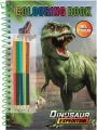 Kolorowanka dinozaur + kredki - tantis.pl