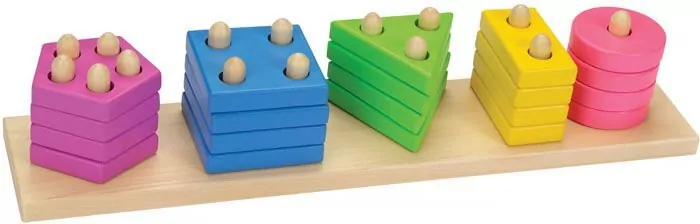 Pastelowy sorter kształtów - tantis.pl