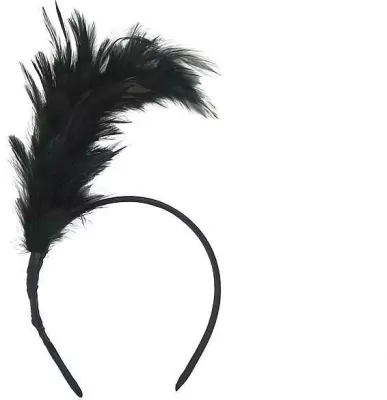 Opaska karnawałowa z piórami