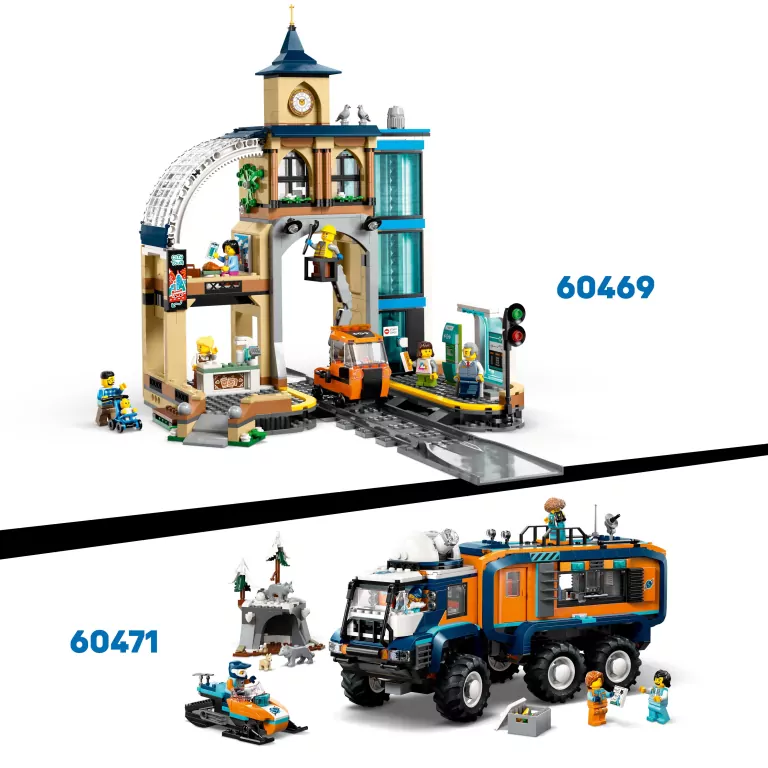 LEGO® City. Ekspres polarny arktycznych odkrywców 60470 - tantis.pl