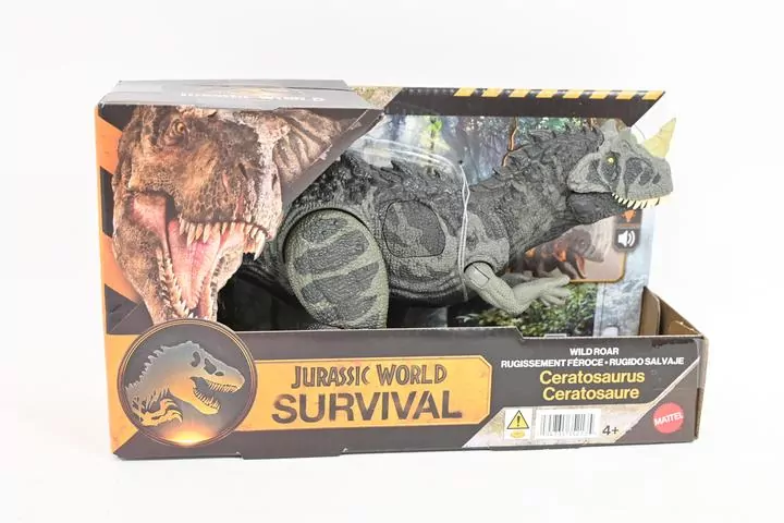 JURASSIC WORLD Ceratozaur ryczący JKL77 /4 - tantis.pl