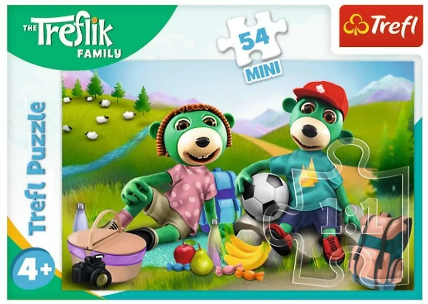 Puzzle 54 mini. Wesoły świat Treflików 4 - tantis.pl