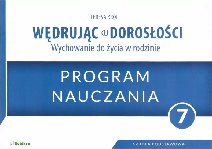 Wędrując ku dorosłości 7. Program nauczania - tantis.pl
