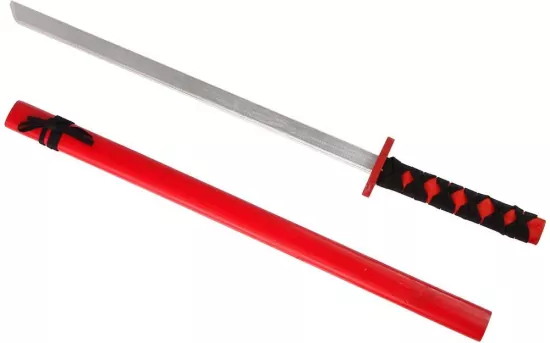 Miecz drewniany czerwony 73cm