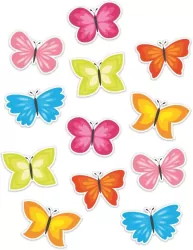 Dekoracje okienne dwustronne - Wiosna Motyle 12el