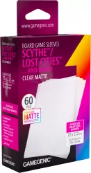 Gamegenic: Board Game Sleeves - Scythe (72x112 mm) - Clear Matte - 60 sztuk