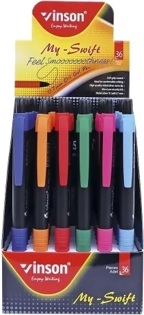 Długopis Vinson 0,7 mm - niebieski (406180) - tantis.pl