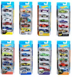 Hot Wheels. Pięciopak aut 1:64. Mix - tantis.pl