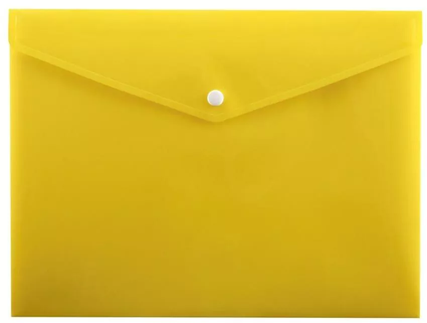 Koperta na zatrzask A5 żółta - tantis.pl