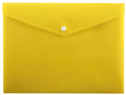 Koperta na zatrzask A5 żółta