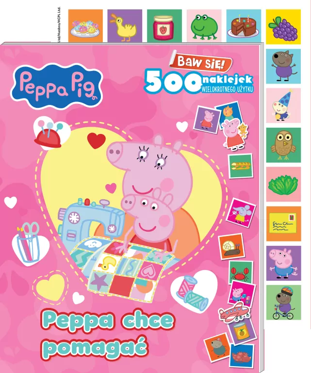 Świnka Peppa. Peppa chce pomagać z naklejkami - tantis.pl