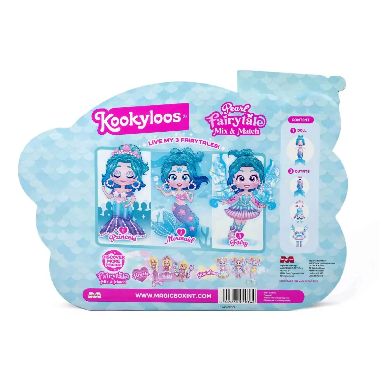 Kookyloos Fairytale Mix and Match Pearl - tantis.pl