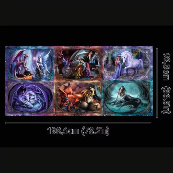 Puzzle 9000. Fantasy Creatures Anne Stokes - tantis.pl