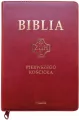Biblia pierwszego Kościoła z paginat. suwak burgun - tantis.pl