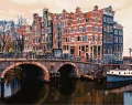 Malowanie po numerach: Uroczy Amsterdam 40 x 50 - tantis.pl