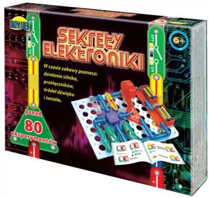 Sekrety elektroniki mini 80 eksperymentów 59582 DROMADER - tantis.pl