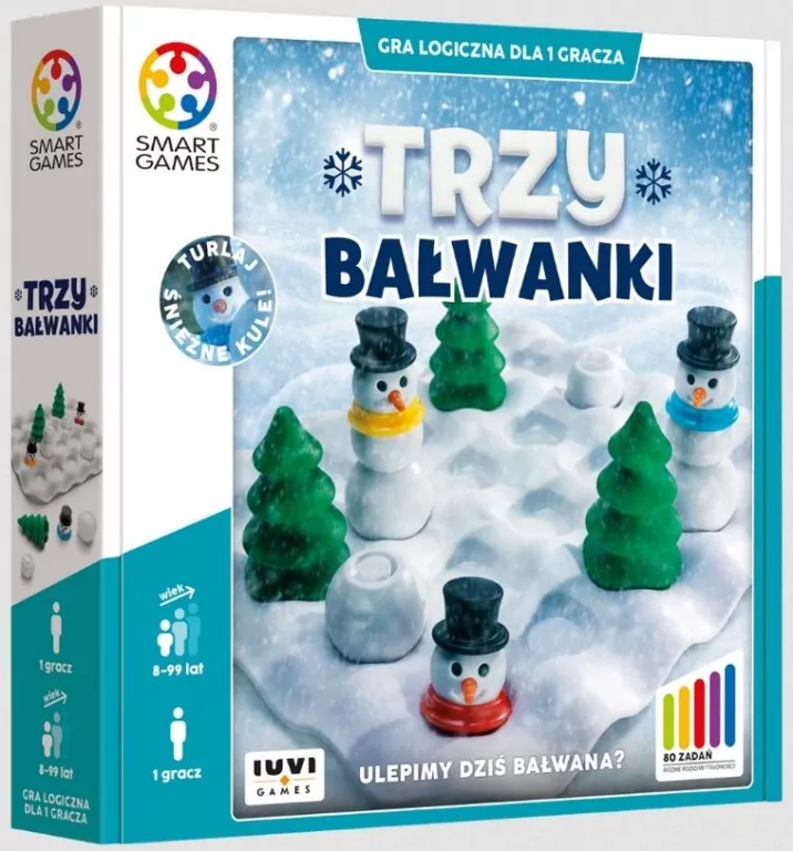 Smart Games Trzy Bałwanki (PL) IUVI Games - tantis.pl