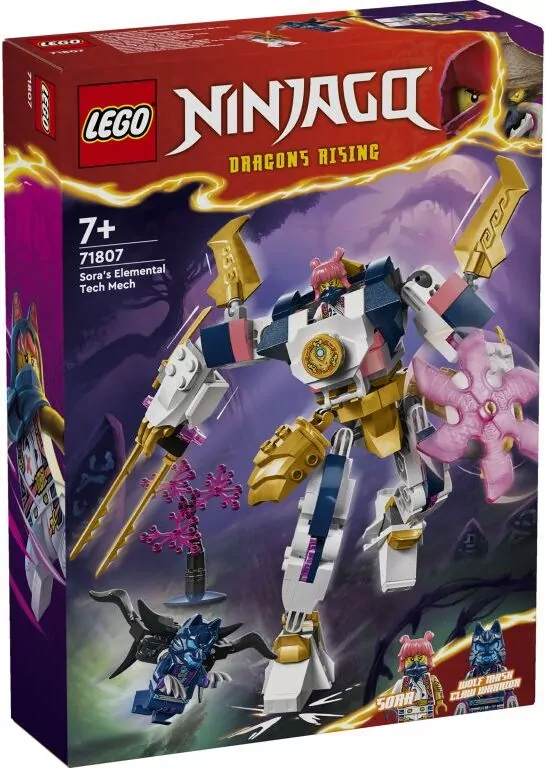 LEGO® NINJAGO® Mech żywiołu technologii Sory 71807 - tantis.pl