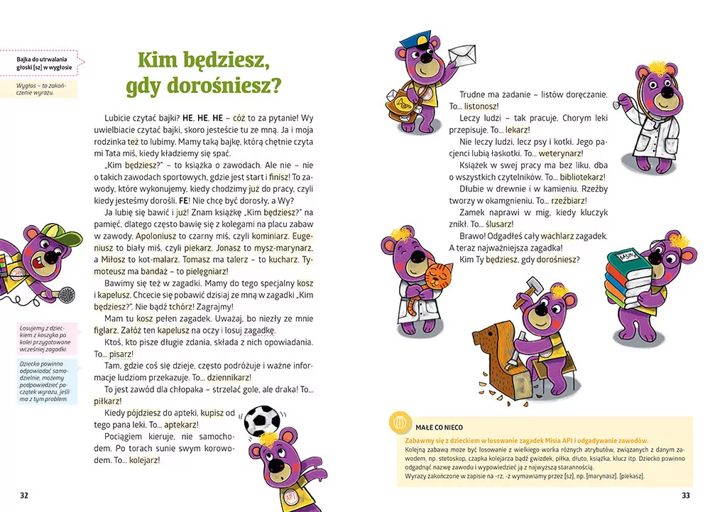 Bajki logopedyczne misia API. 4-6 lat - tantis.pl