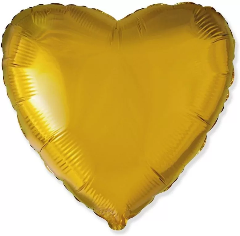 Balon foliowy 46cm Serce złote - tantis.pl