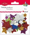 Naklejki piankowe brokatowe. Gwiazdki mix - tantis.pl