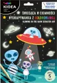 Wydrapywanka z malowanką świecąca Kosmos KIDEA - tantis.pl