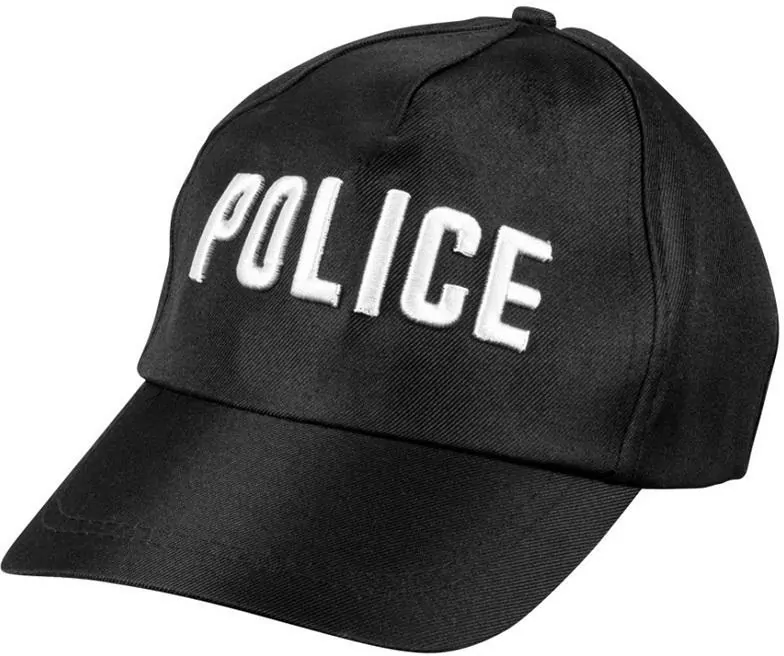 Czapka z daszkiem Policja czarna - tantis.pl