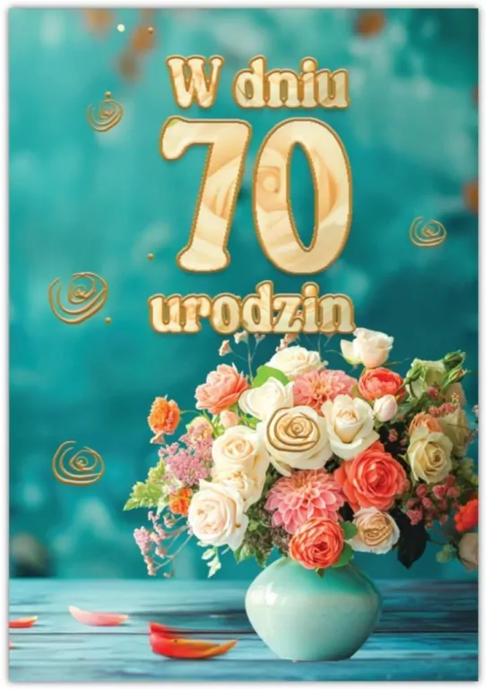 Karnet Silver 70 urodziny - tantis.pl