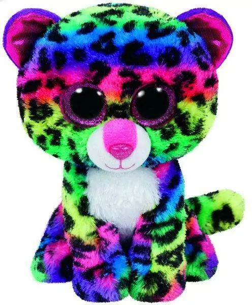 TY Beanie Boos Dotty - wielokolorowy leopard 15cm - tantis.pl