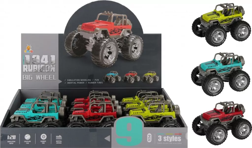 Auto terenowe 13 cm, mix - tantis.pl