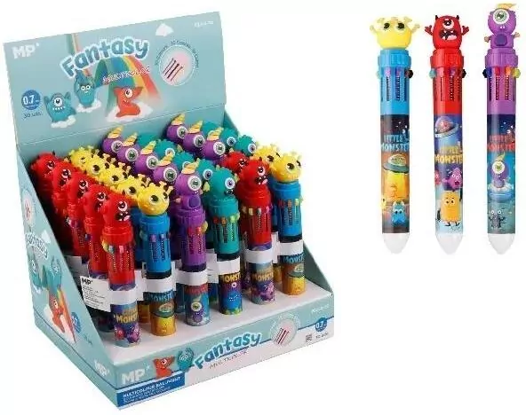Długopis wielokolorowy Fantasy 10w1 Potwory (30szt - tantis.pl