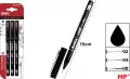 Marker precyzyjny kaligraficzny czarny 3szt.blister - tantis.pl