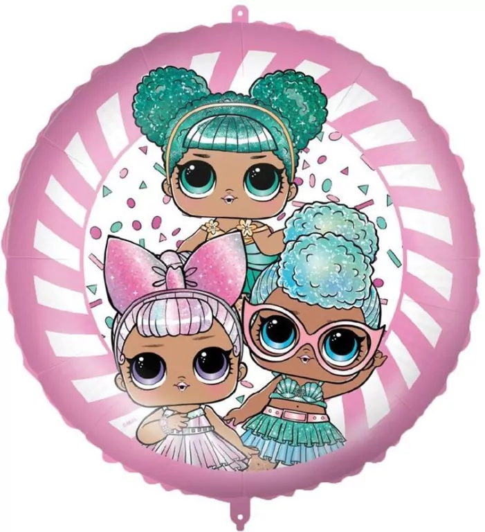 Balon foliowy LOL Glitterati 46cm - tantis.pl