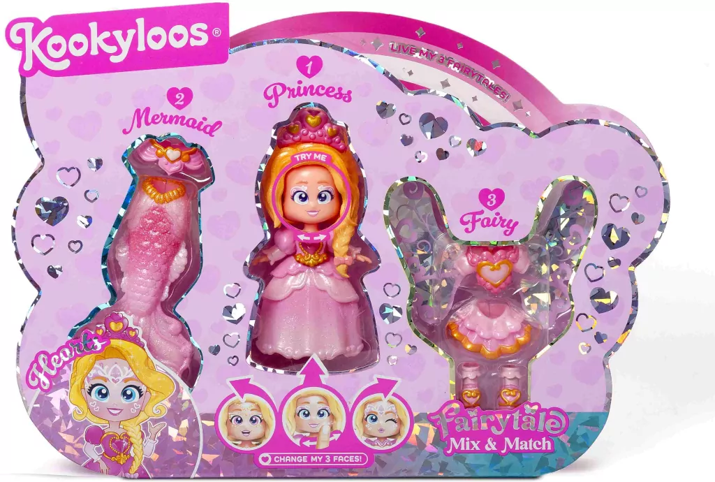 Kookyloos Fairytale Mix and Match Hearts - tantis.pl