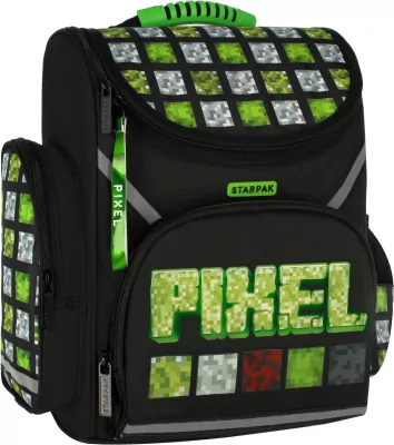 Tornister Pixel zielony