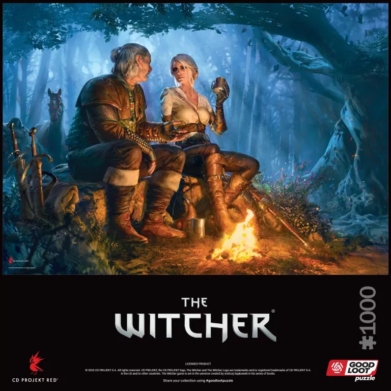 Puzzle 1000 The Witcher (Wiedźmin) Journey of Ciri - tantis.pl