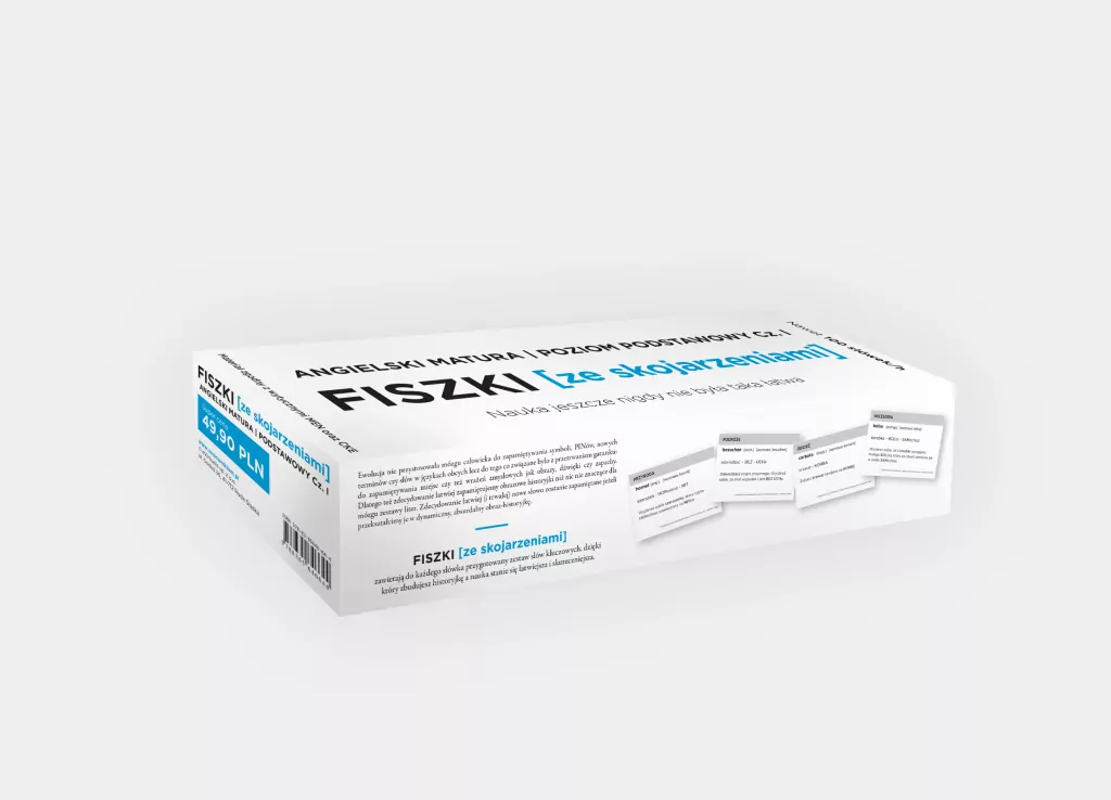 Angielski. Poziom podstawowy. Fiszki ze skojarzeniami. Część 1 - tantis.pl