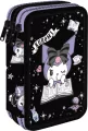 Piórnik potrójny z wyposażeniem Kuromi Jumper 3 - tantis.pl