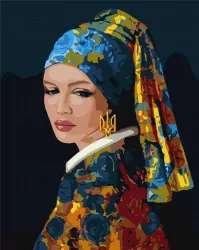 Malowanie po numerach. Portret 40x50cm