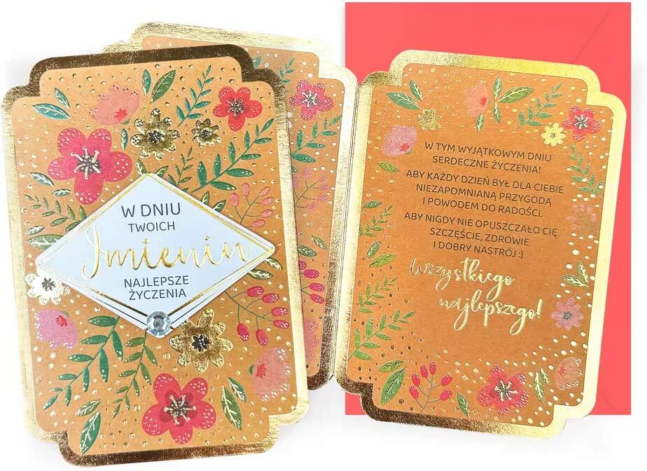 Karnet Imieniny - tantis.pl