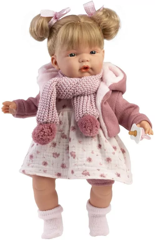 Llorens lalka hiszpańska Joelle z miękkim brzuszkiem 38cm - tantis.pl