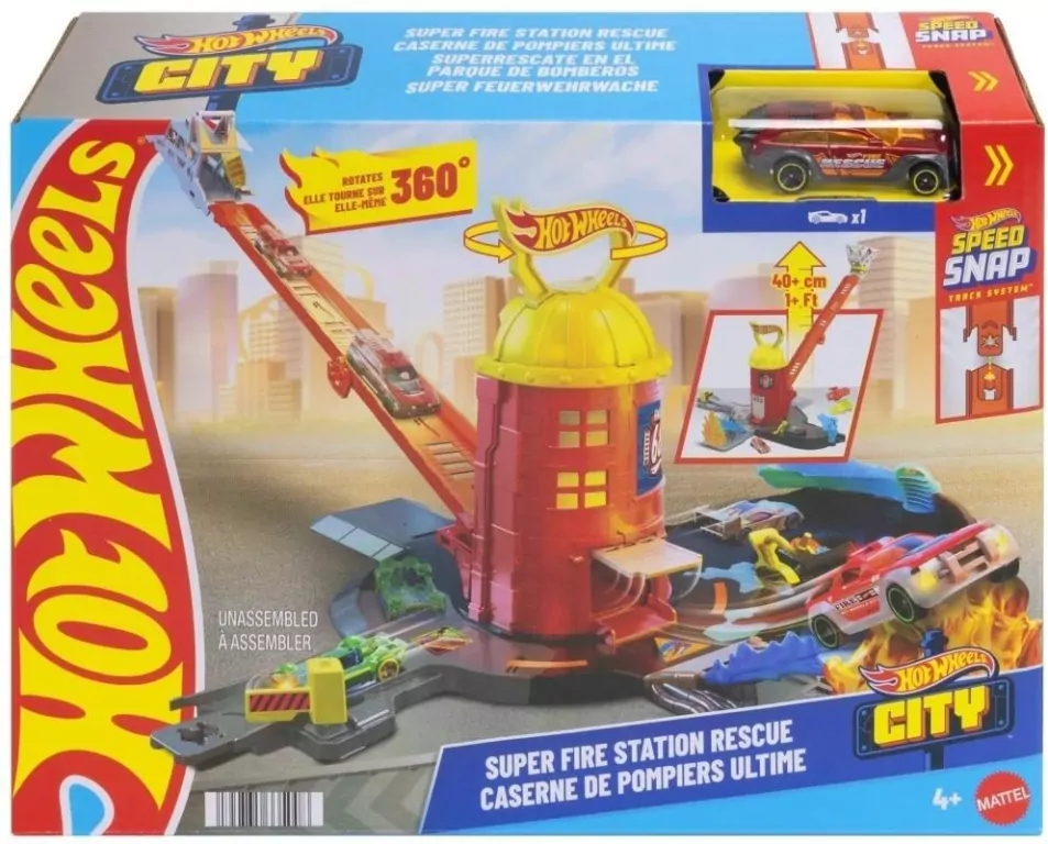 Hot Wheels City Super Remiza strażacka - tantis.pl